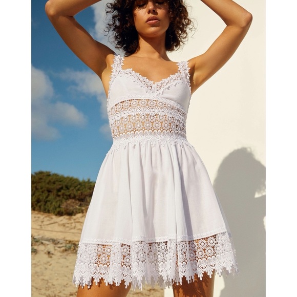 NWT Charo Ruiz Ibiza Marilyn Dress in Nude XS - Picture 2 of 7